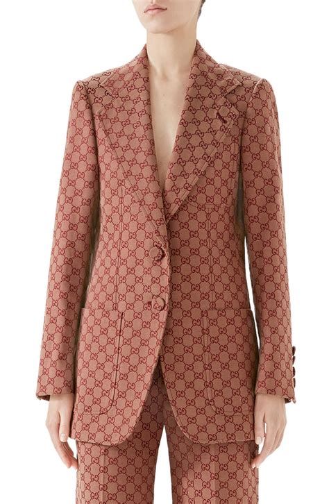 gucci print blazer|Gucci blazer second hand.